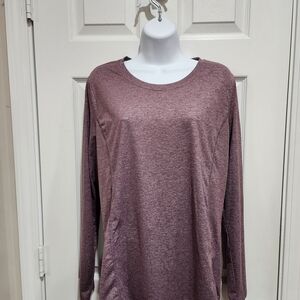 Ridgecut Toughwear Women’s Medium Burgandy Wicking Long Sleeve Pullover T-Shirt